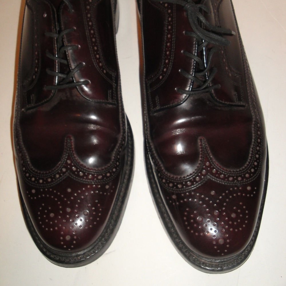 Stafford Burgundy Leather Wingtips